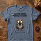 Caffeine-Induced Personality Disorder Owl T-Shirt