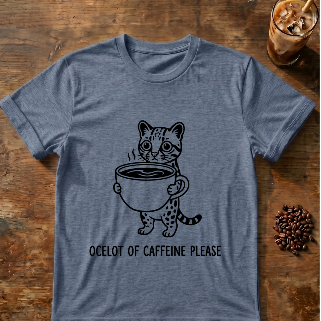 Ocelot of Caffeine T-Shirt