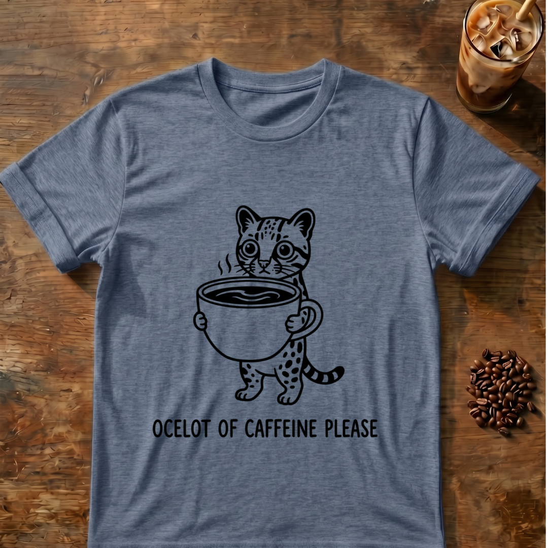 Ocelot of Caffeine T-Shirt