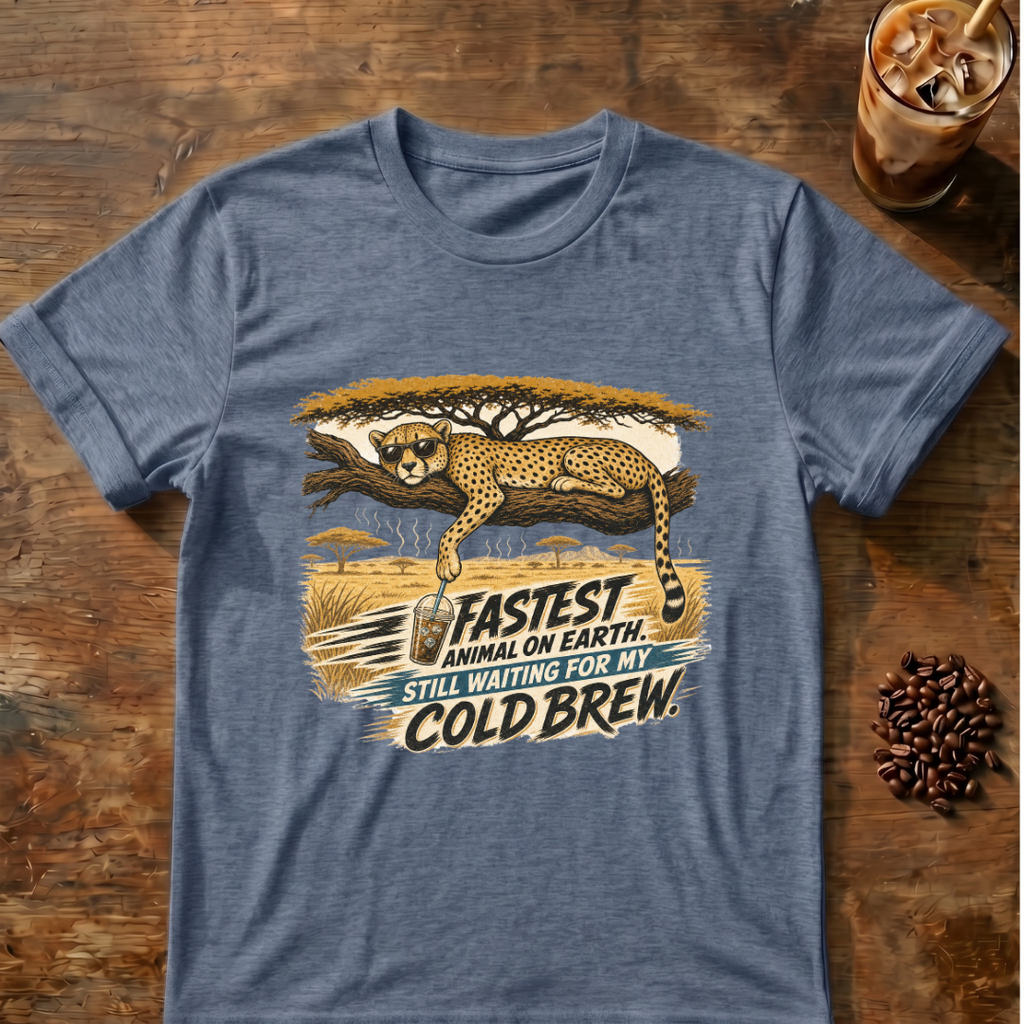 Cheetah Coffee T-shirt