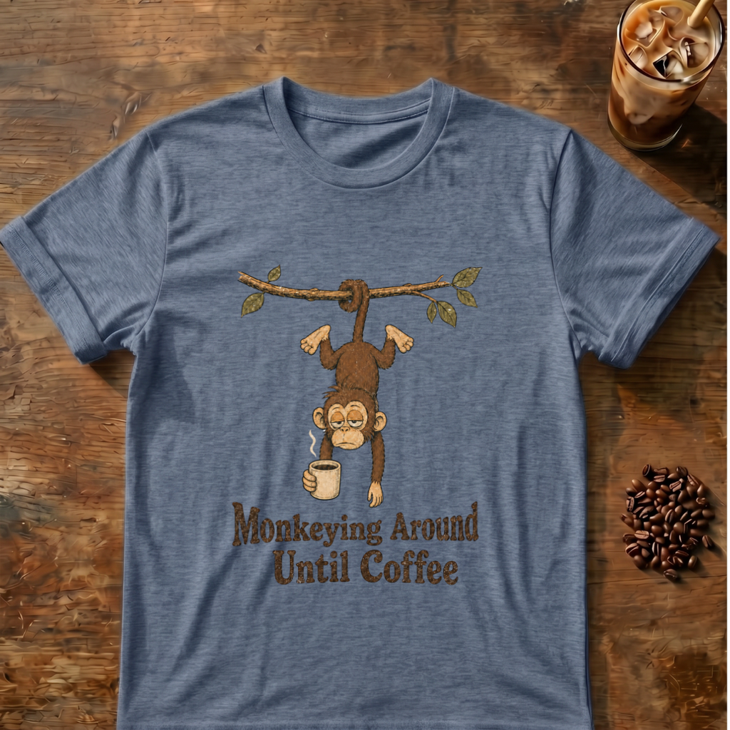 Monkeying Around Coffee T-Shirt