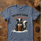 Iced Coffee Season Skunk T-Shirt