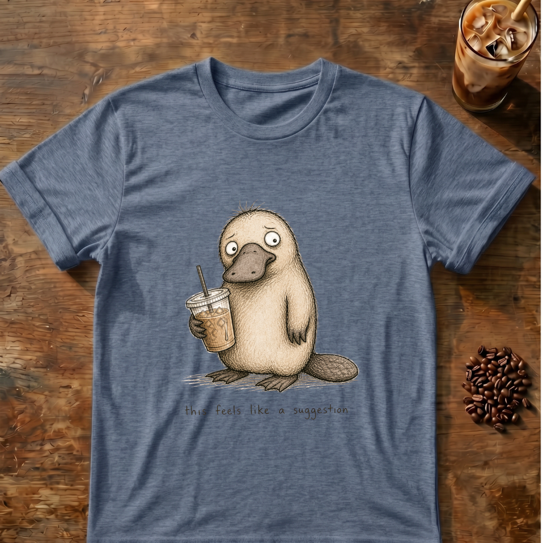 Platypus 'this feels like a suggestion' T-Shirt