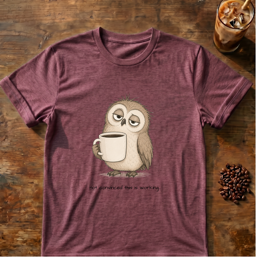 Not convinced this is working Owl T-Shirt