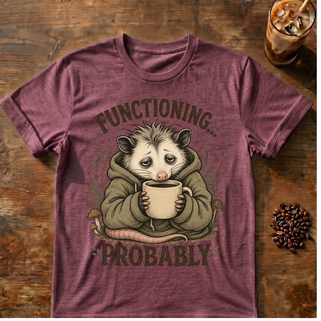 Functioning Probably Possum T-Shirt