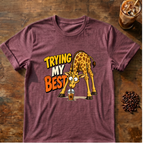 Trying My Best Giraffe T-Shirt