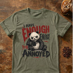 “I Have Enough Energy to Be Annoyed” Panda T-Shirt