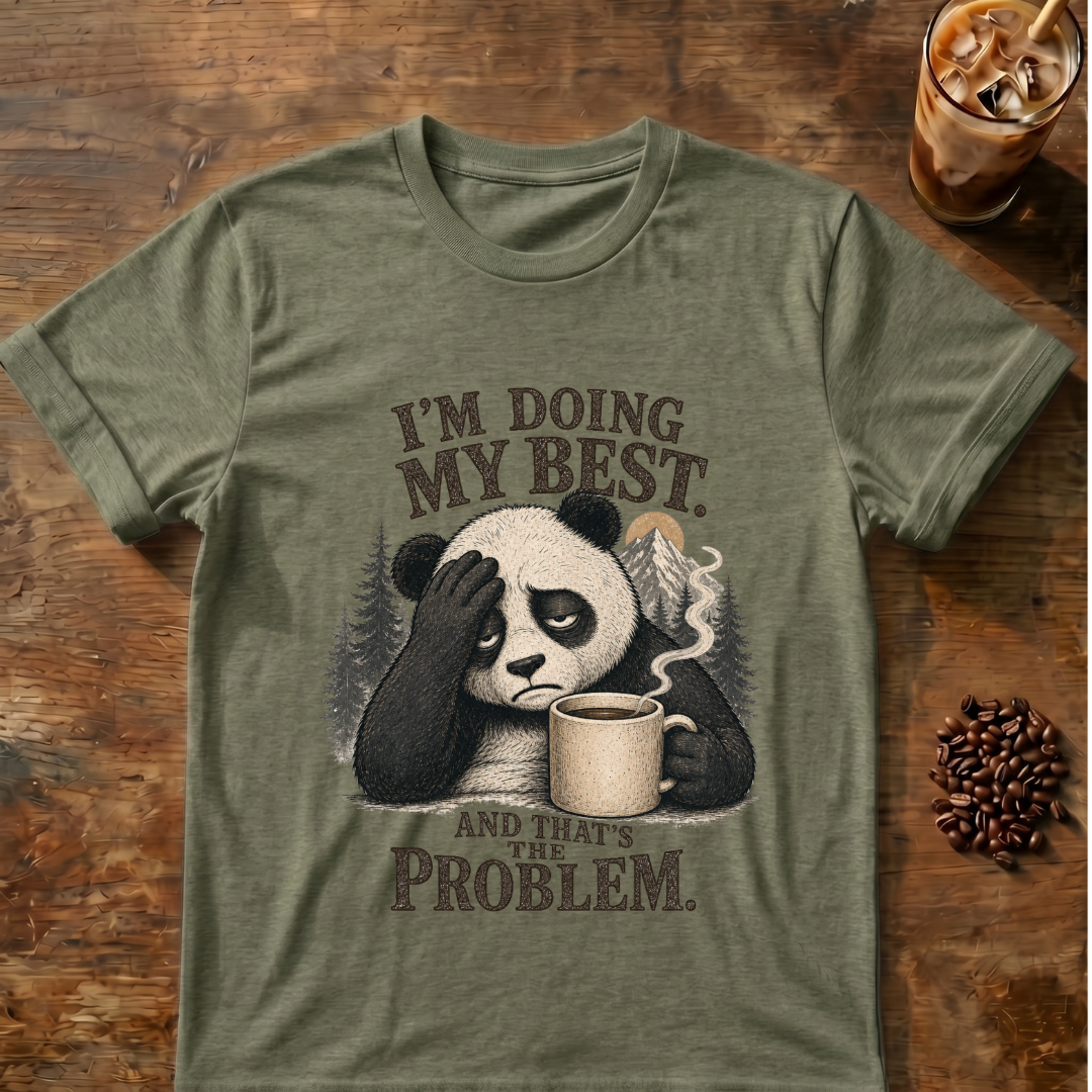 I'm Doing My Best Panda T-Shirt