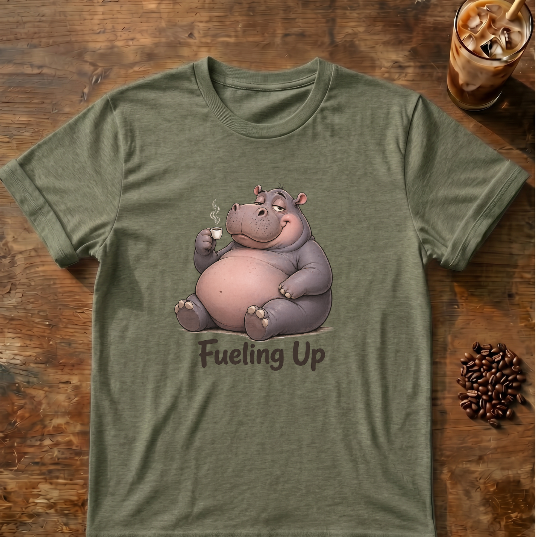 Hippo Fueling Up T-Shirt