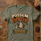 Possum Powered By Espresso T-Shirt