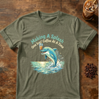 Splash Iced Coffee Dolphin T-Shirt