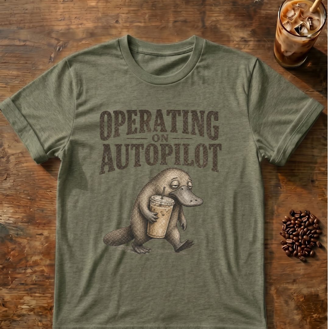 Operating on Autopilot Coffee T-Shirt
