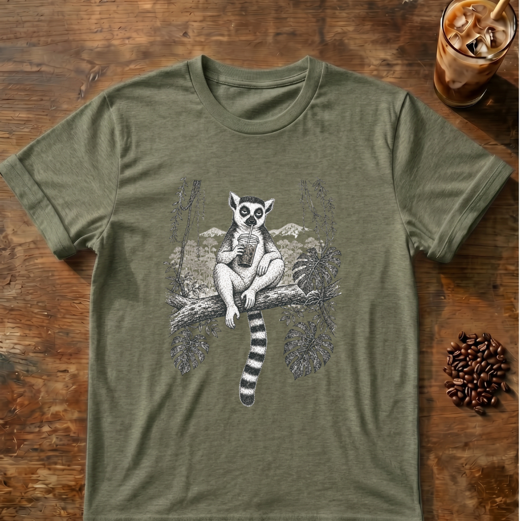 Lemur Iced Coffee T-Shirt