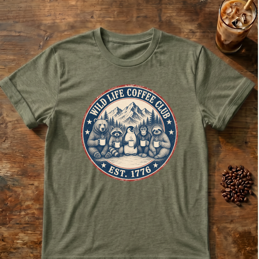 Wild Life Coffee Club 1776 T-Shirt