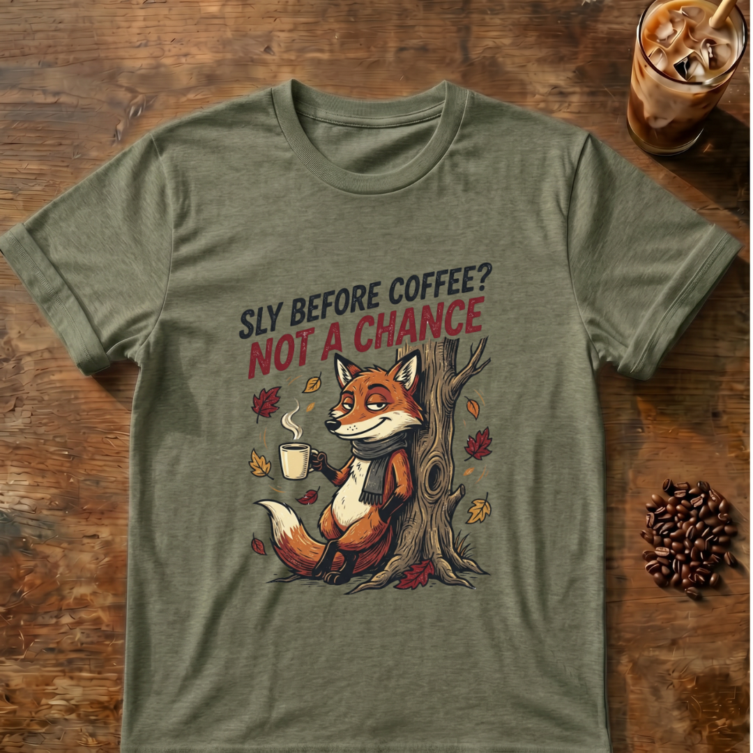 Fox Sly Before Coffee? T-Shirt