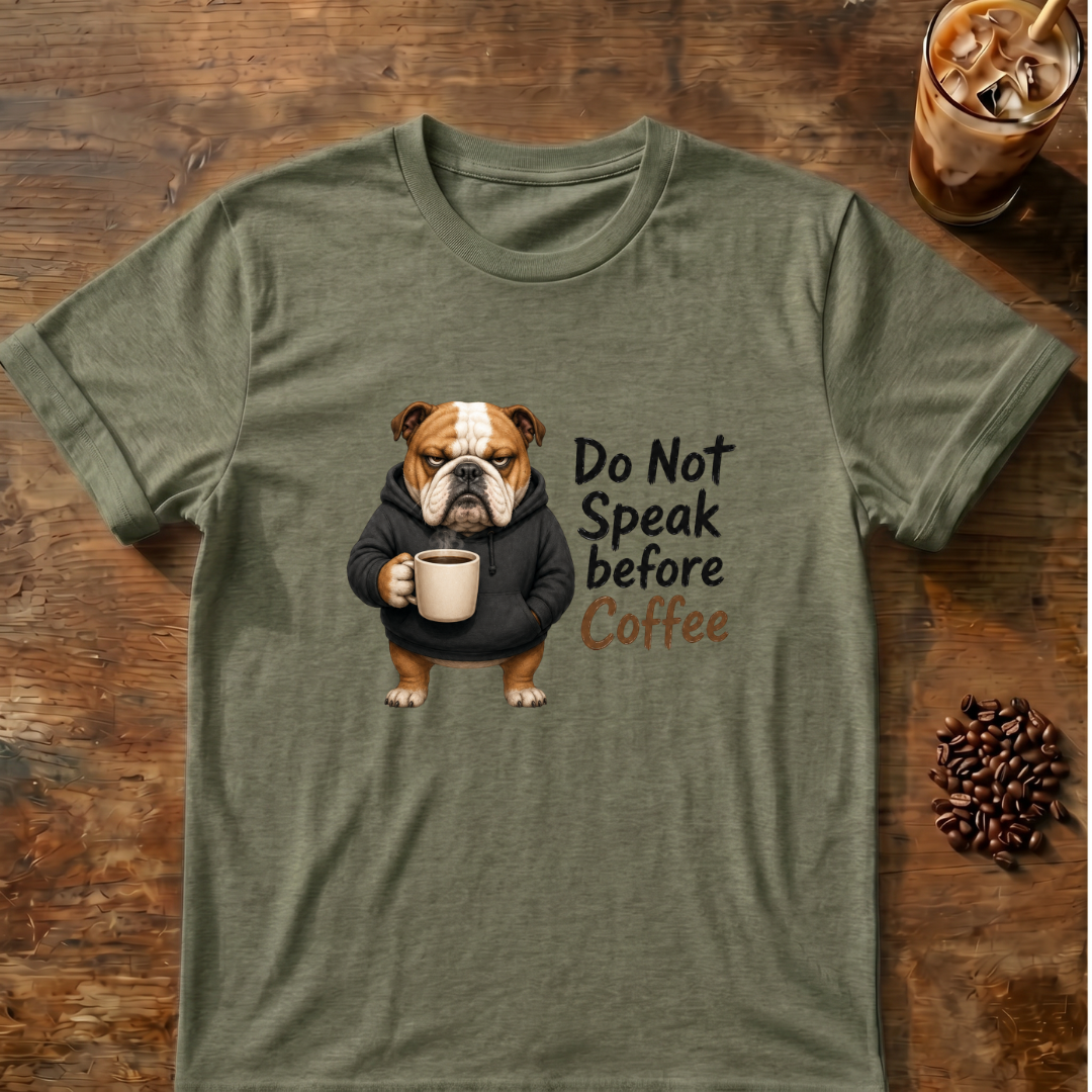Do Not Speak Before Coffee T-Shirt