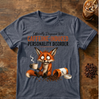 Caffeine-Induced Personality Disorder Fox T-Shirt