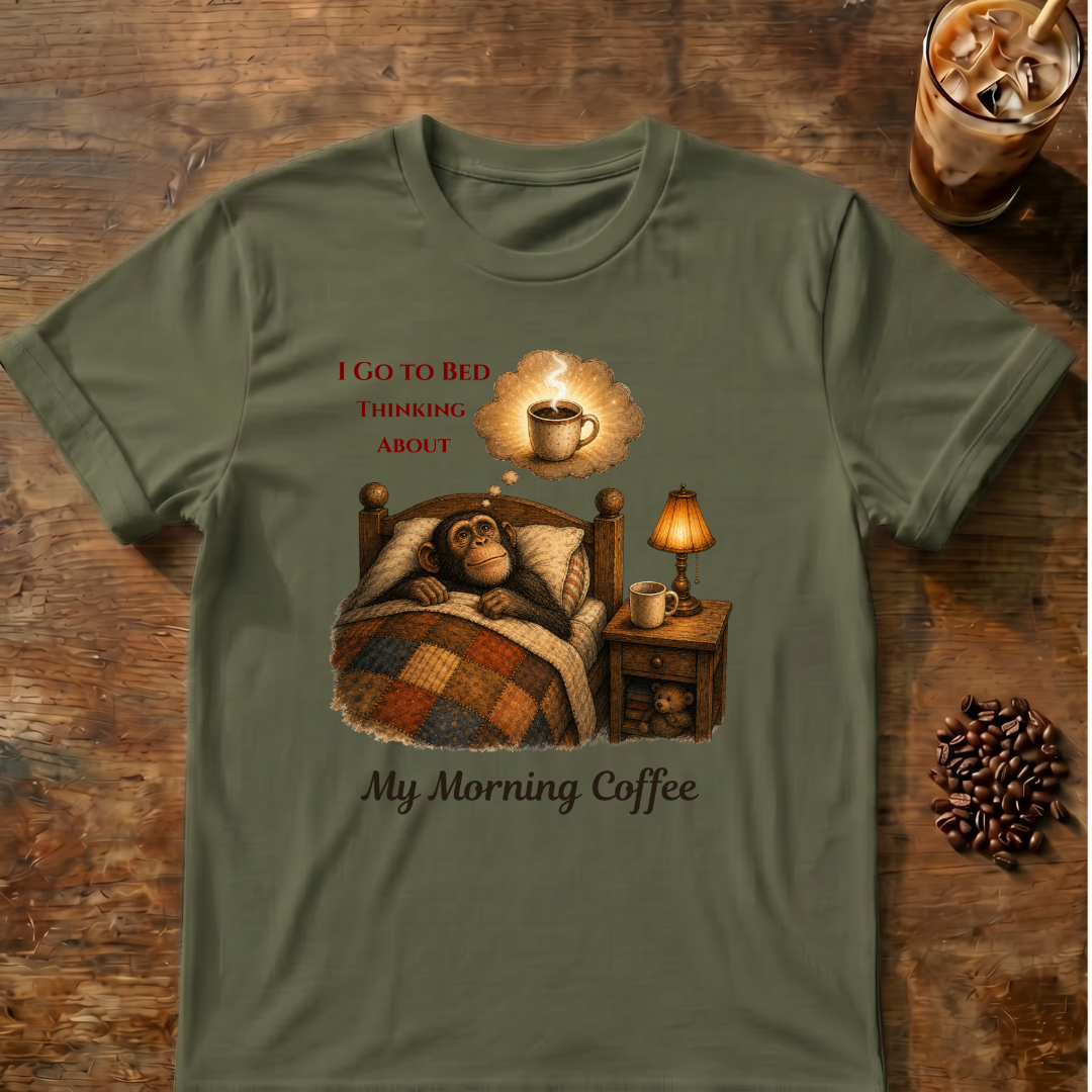 I Go To Bed Coffee T-Shirt