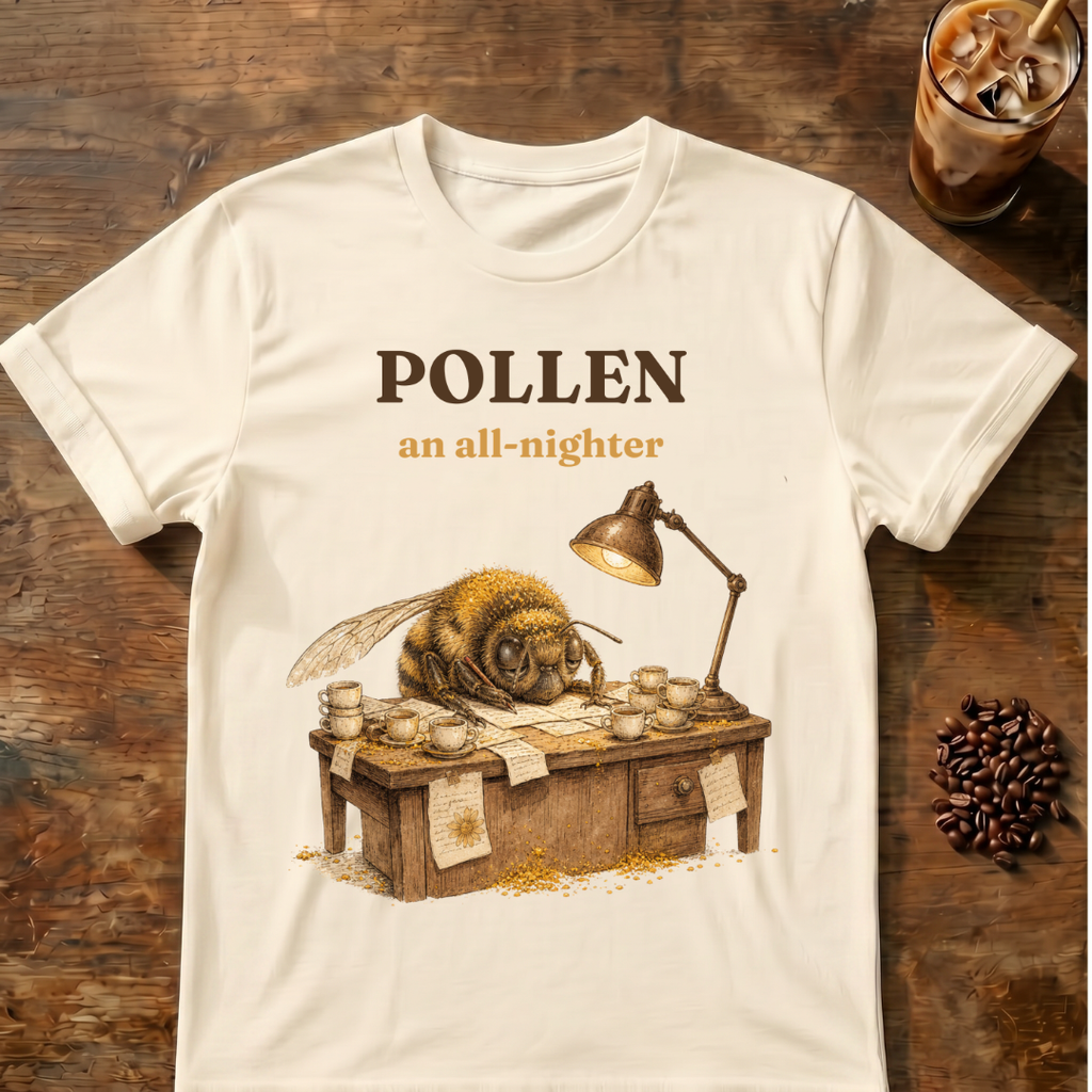 "POLLEN an all-nighter" Bee T-Shirt