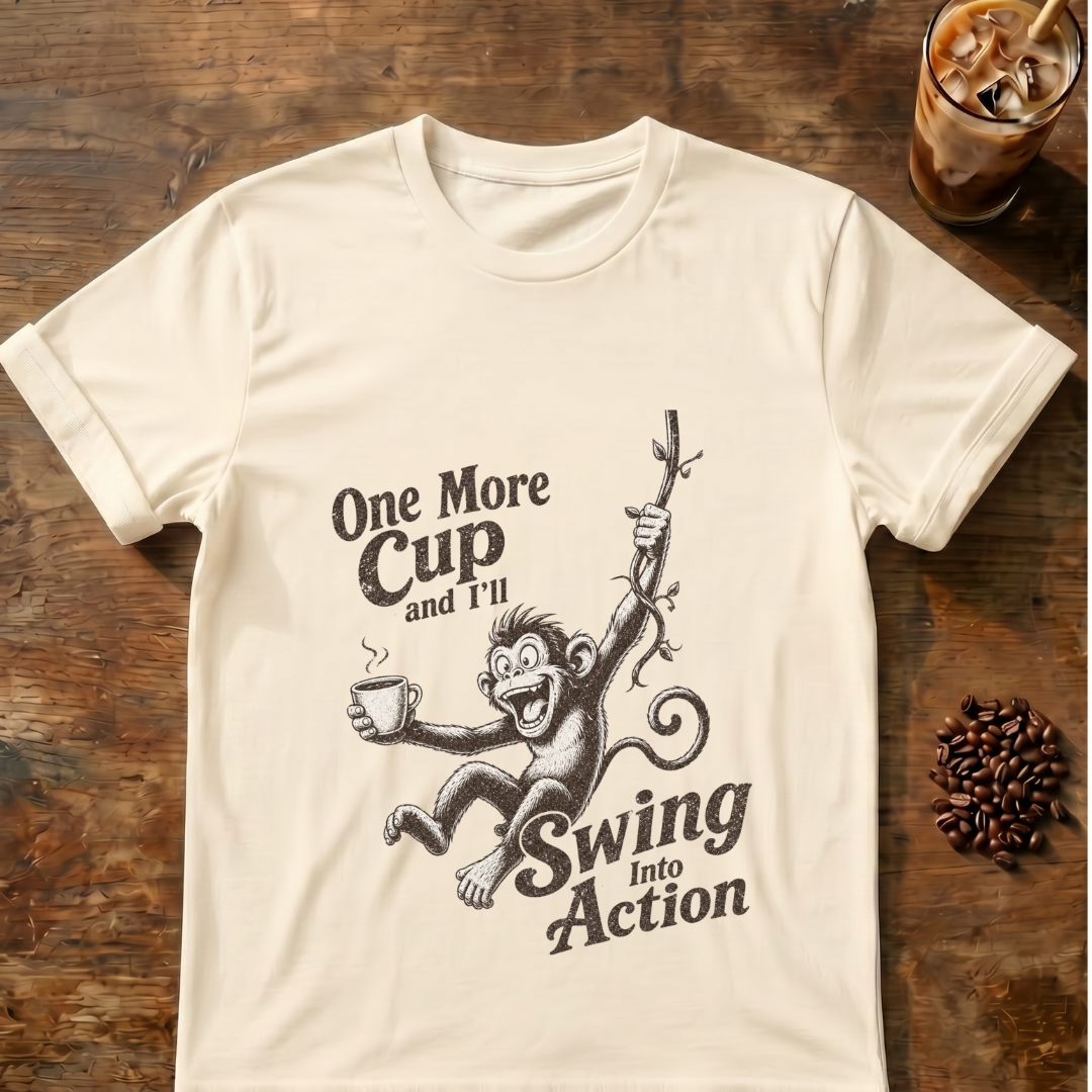 Swing into Action Monkey T-Shirt