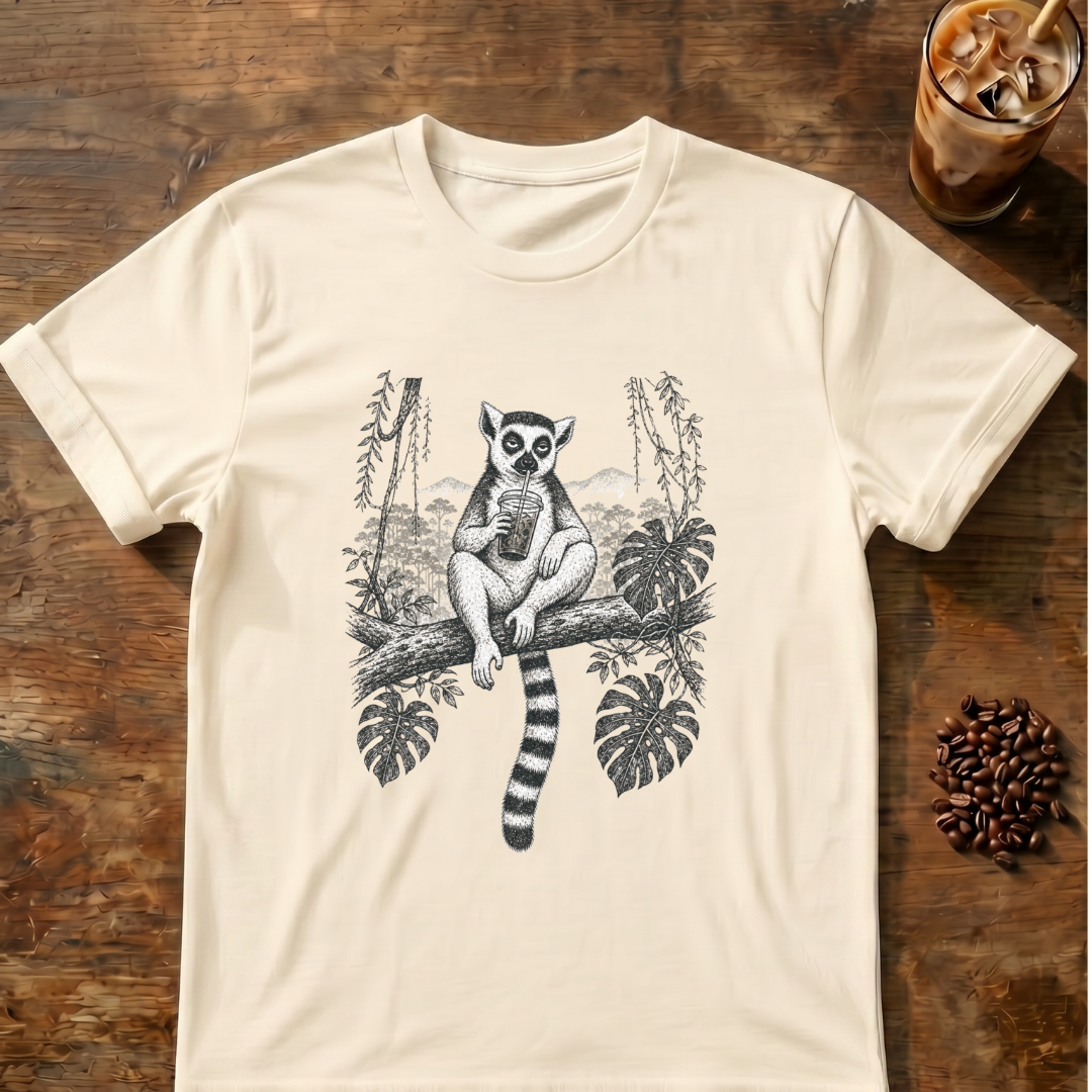 Lemur Iced Coffee T-Shirt