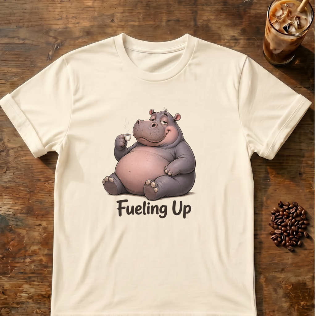 Hippo Fueling Up T-Shirt