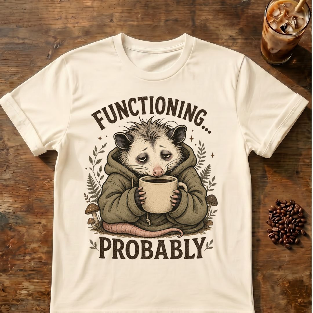 Functioning Probably Possum T-Shirt