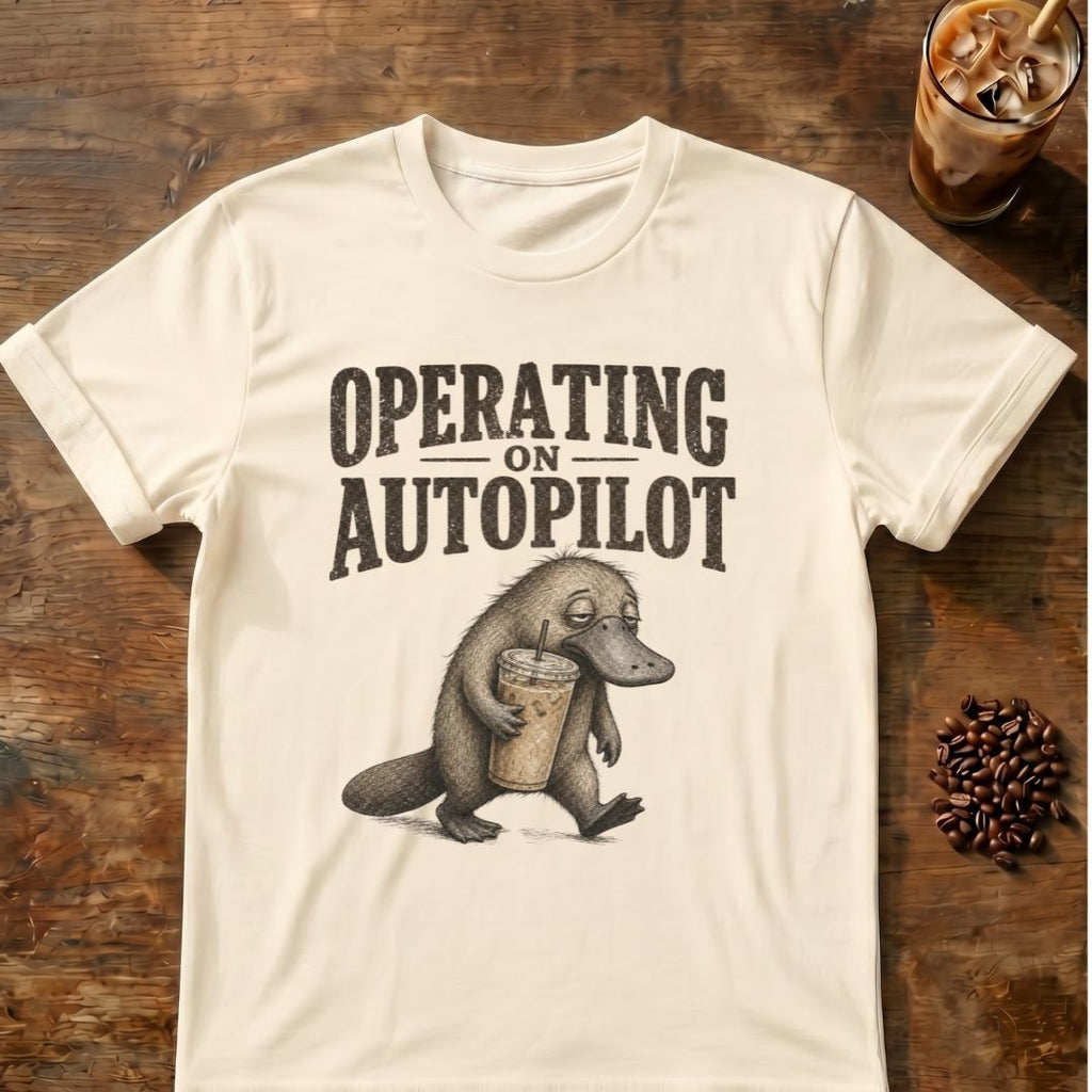 Operating on Autopilot Coffee T-Shirt