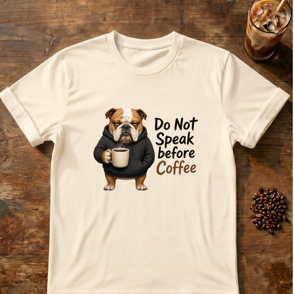 Do Not Speak Before Coffee T-Shirt