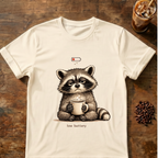Low Battery Raccoon T-Shirt