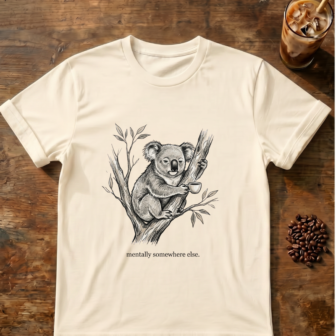 Koala mentally somewhere else T-Shirt