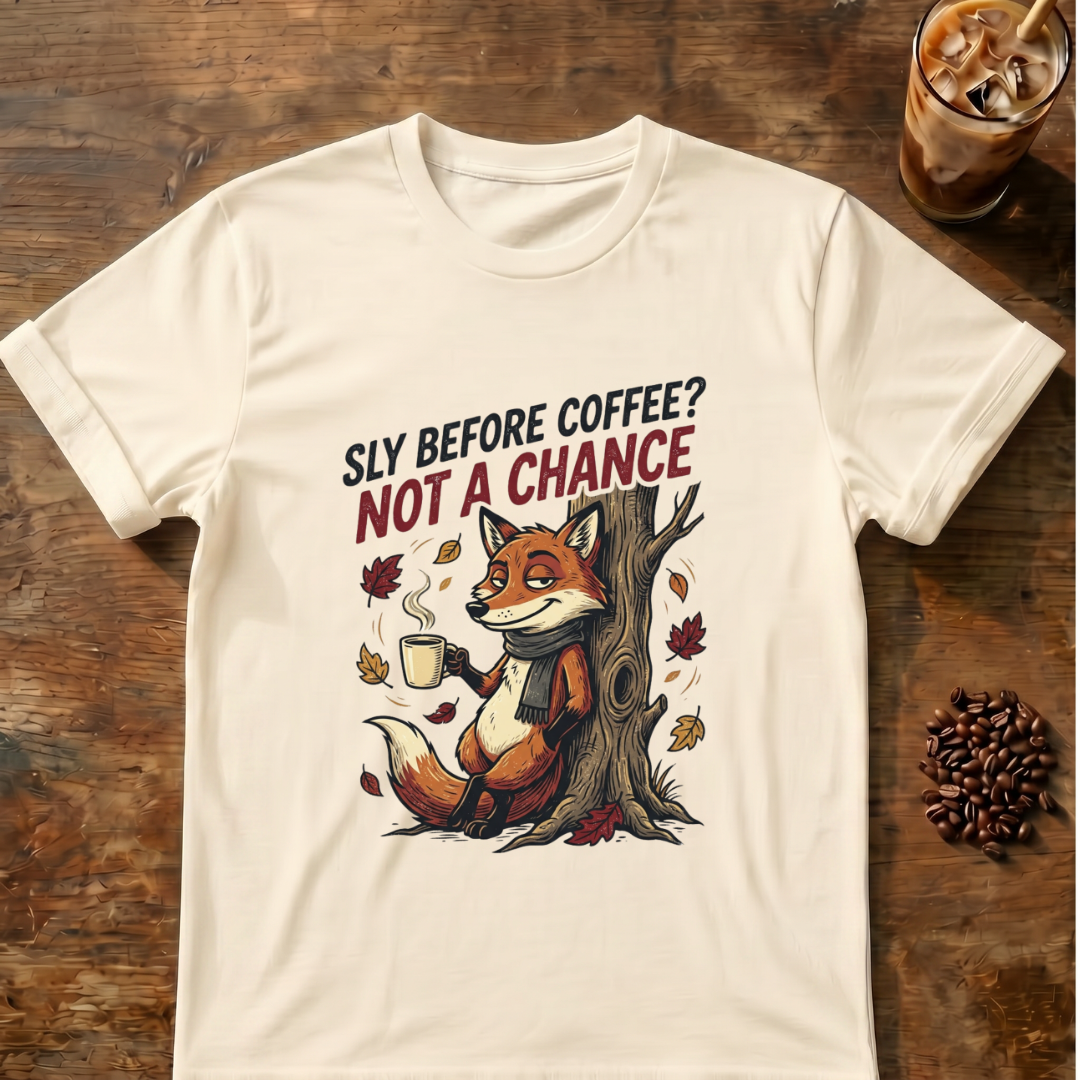 Fox Sly Before Coffee? T-Shirt