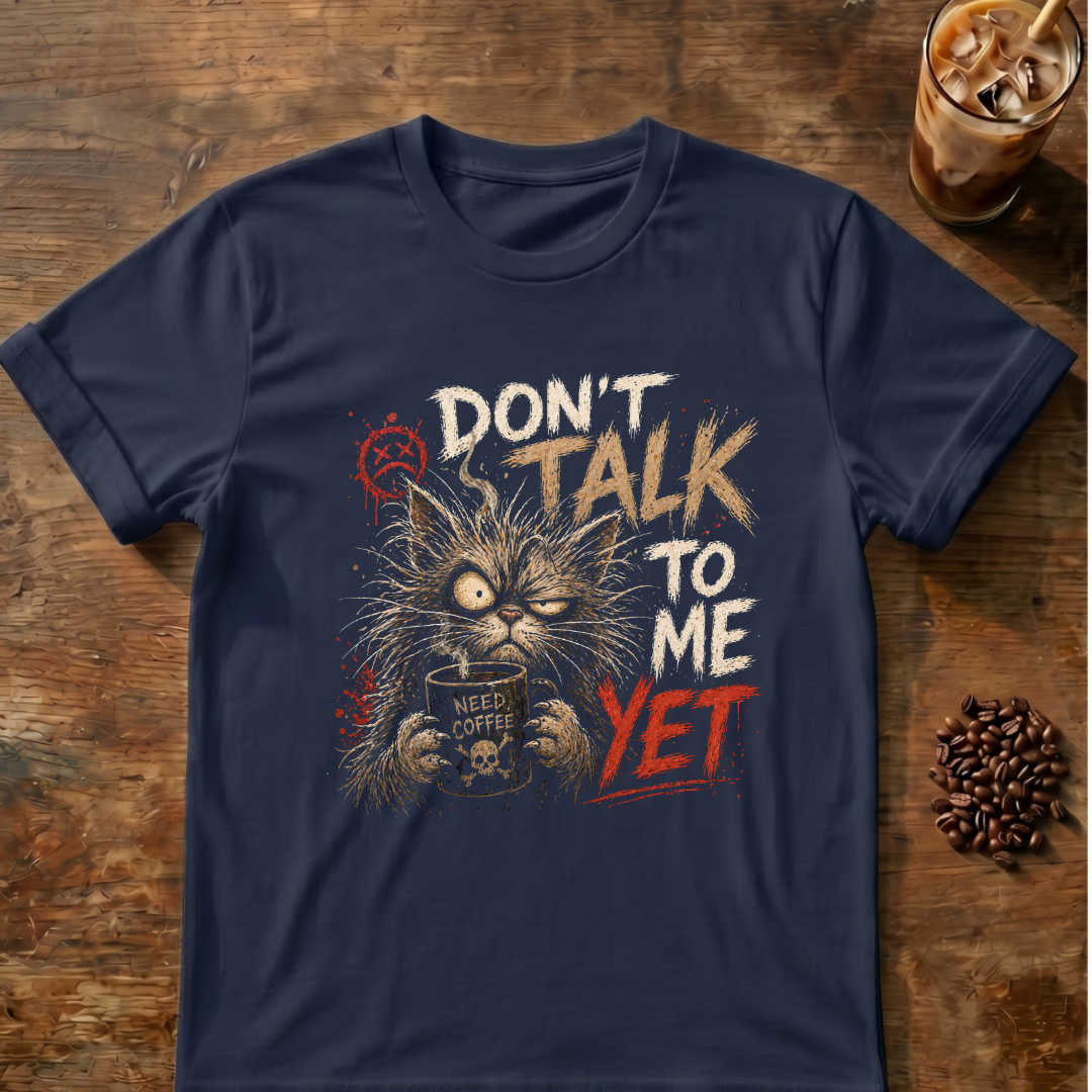 Don't Talk To Me Cat T-Shirt