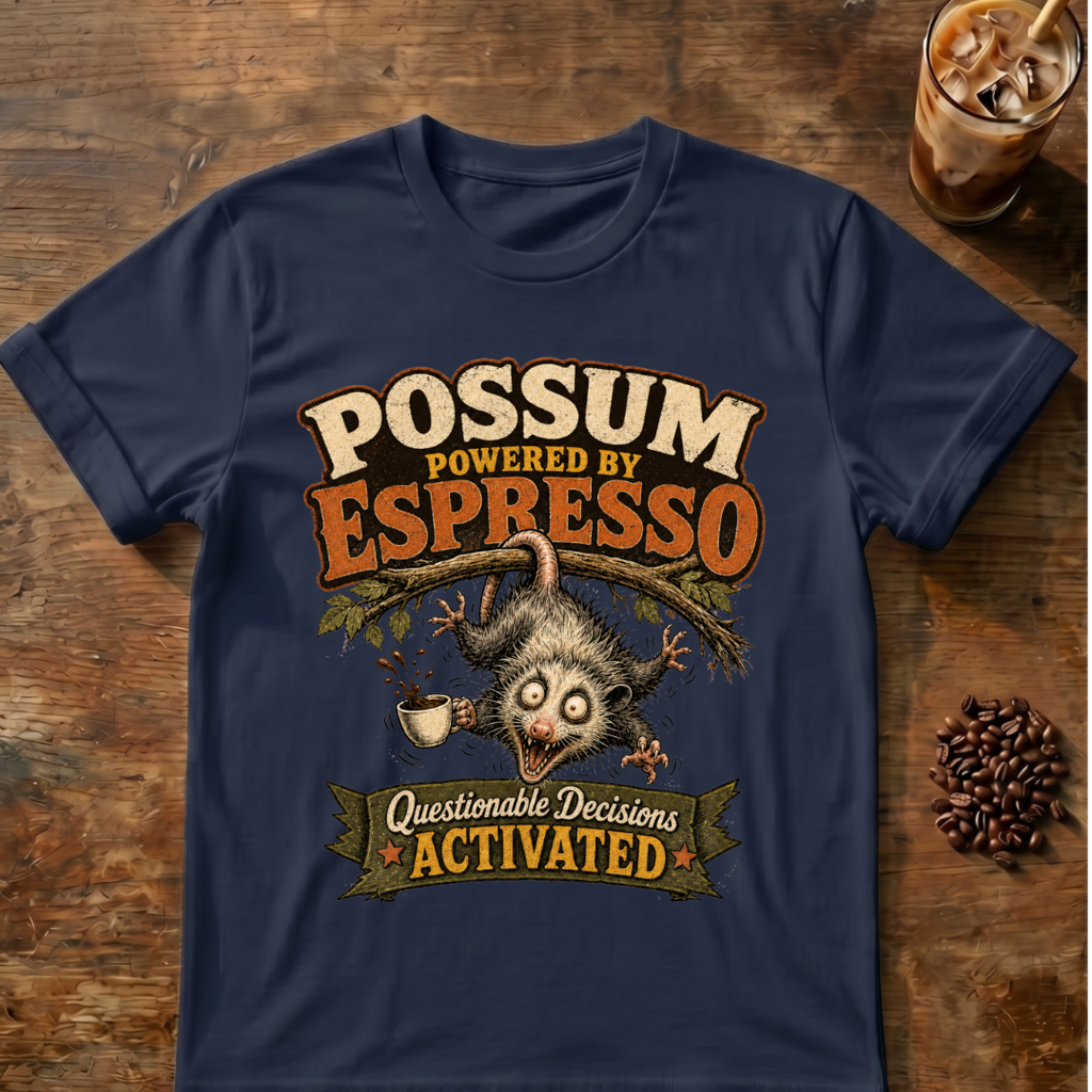 Possum Powered By Espresso T-Shirt