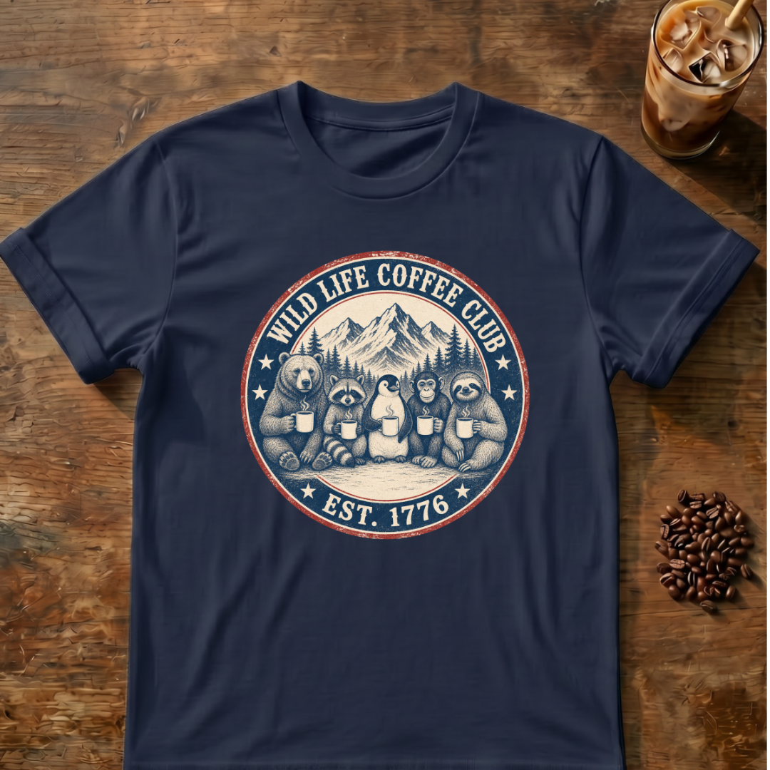 Wild Life Coffee Club 1776 T-Shirt