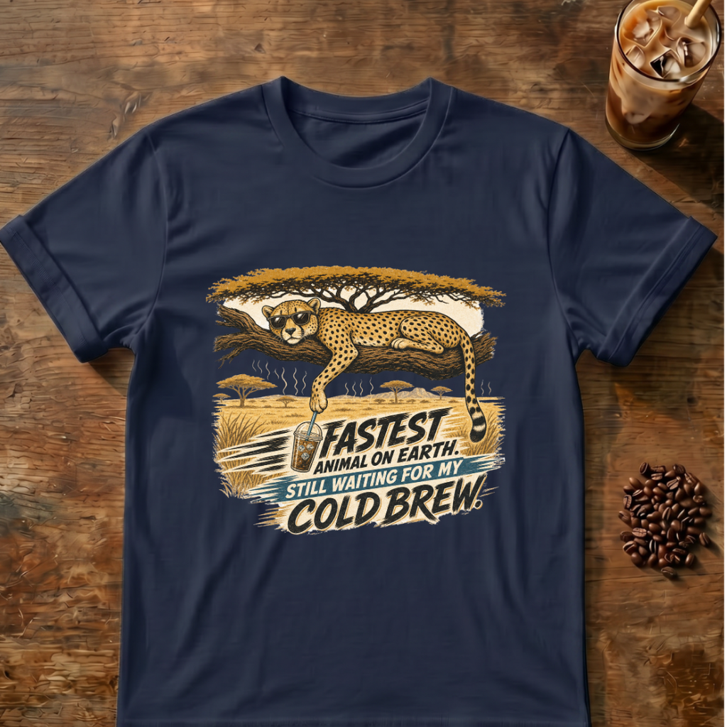 Cheetah Coffee T-shirt