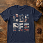 Coffee Patriotic USA T‑Shirt