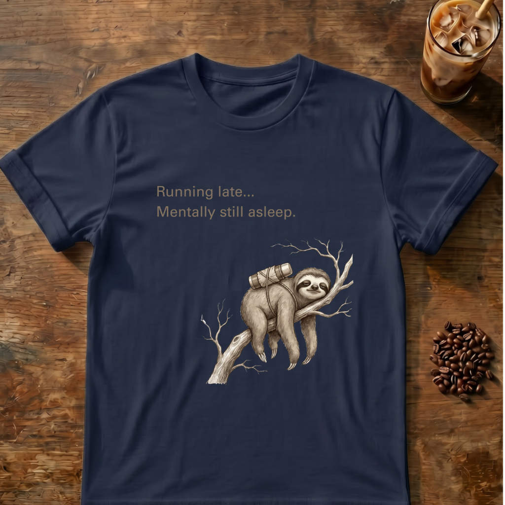 Sloth "Mentally still asleep" T‑Shirt