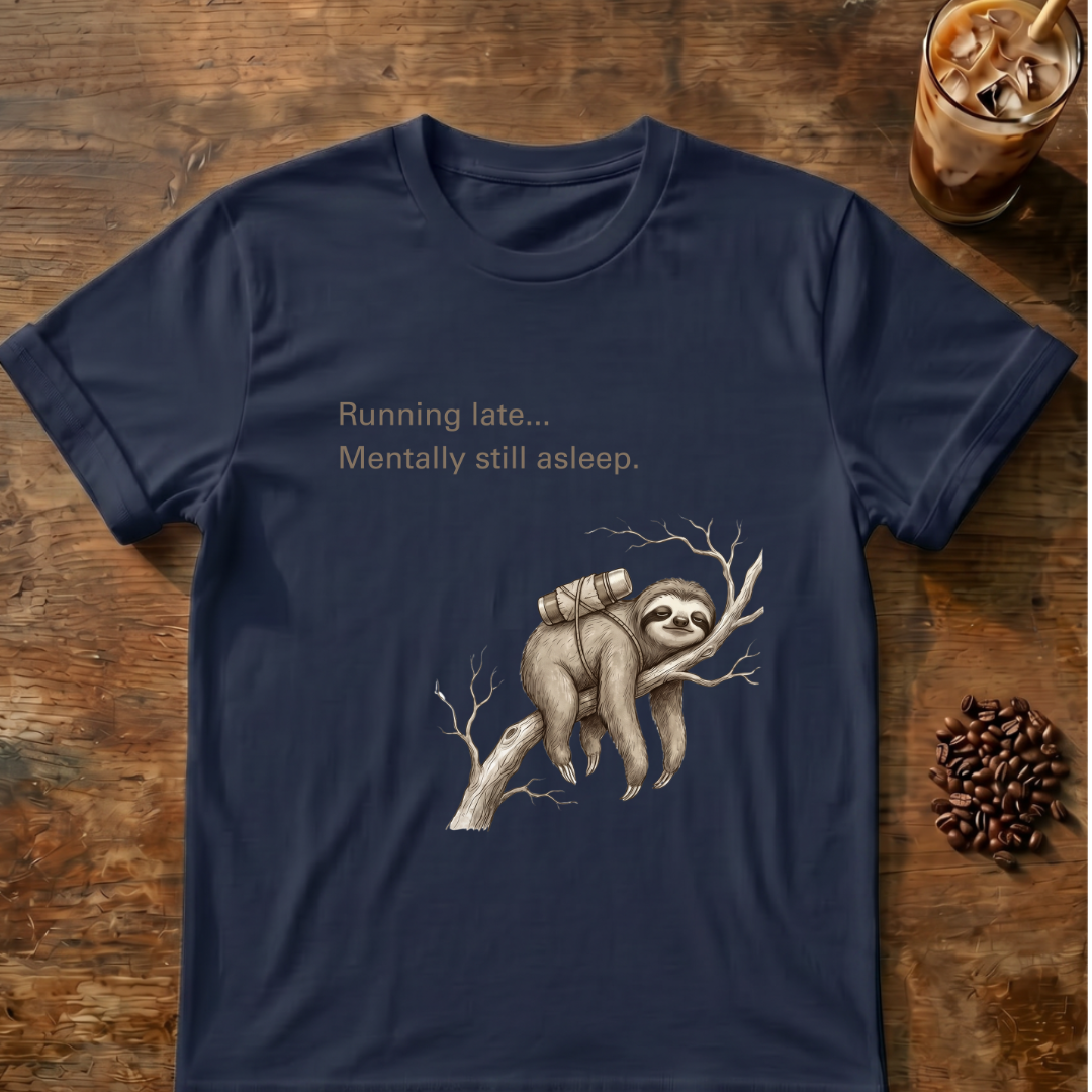 Sloth "Mentally still asleep" T‑Shirt