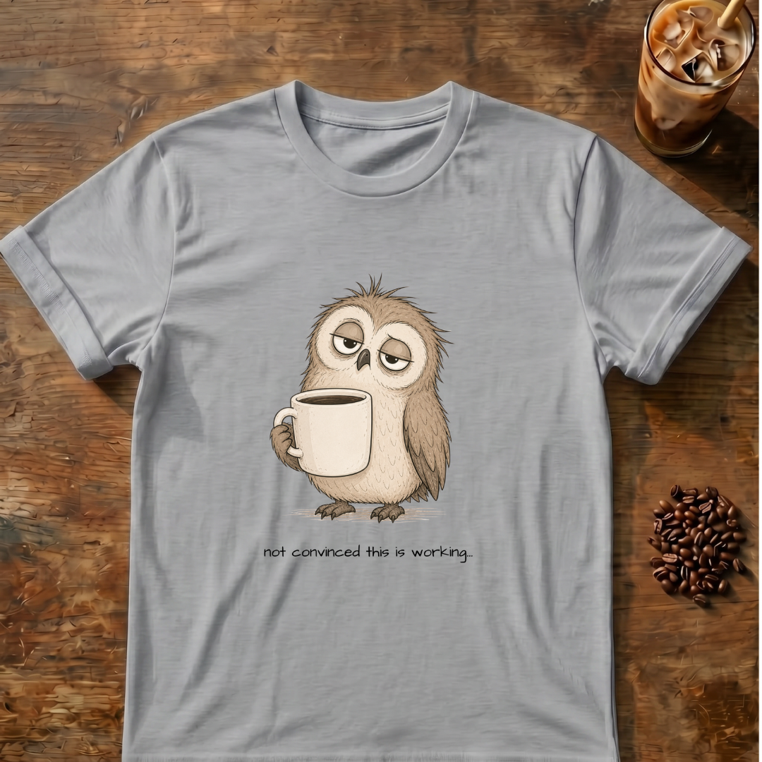 Not convinced this is working Owl T-Shirt