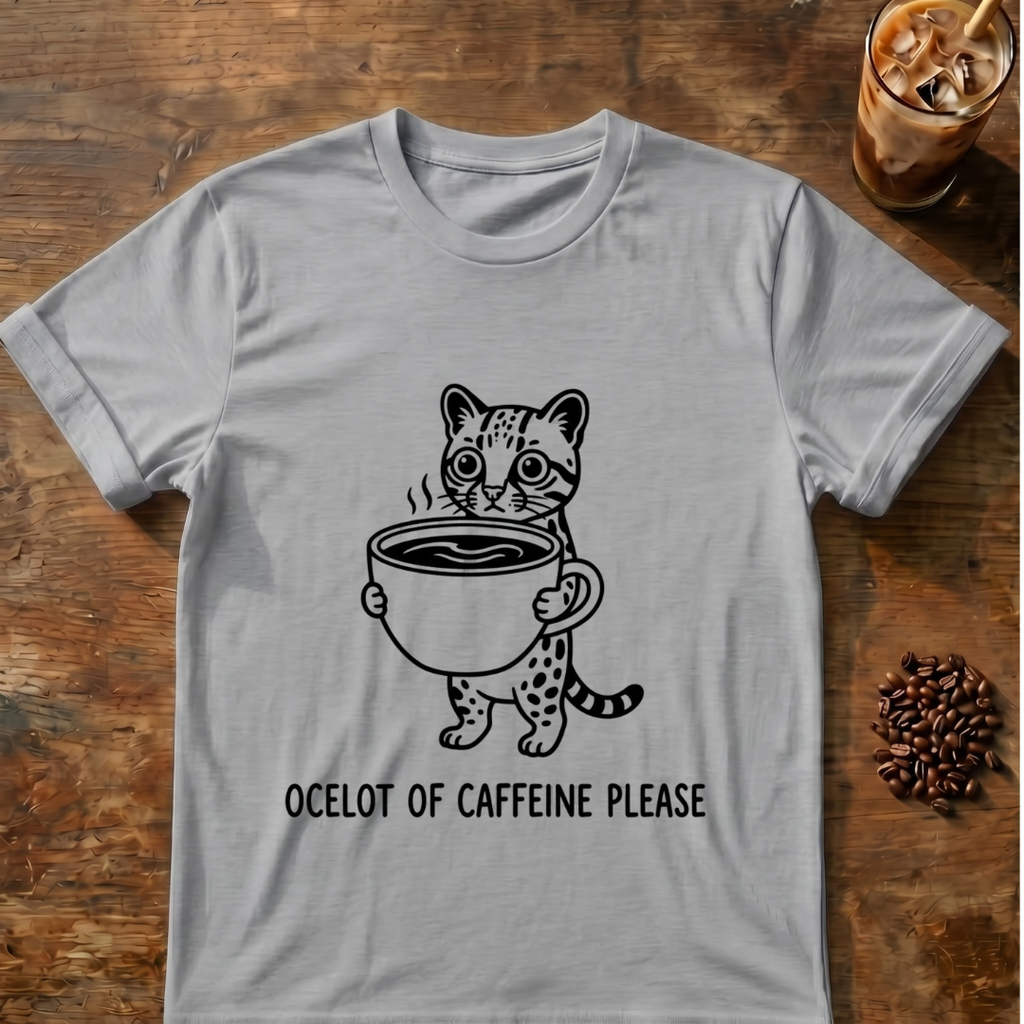 Ocelot of Caffeine T-Shirt