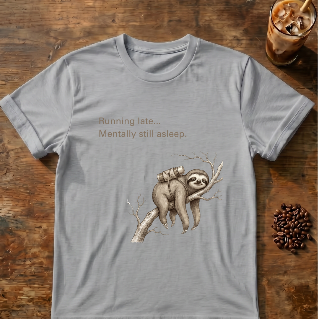Sloth "Mentally still asleep" T‑Shirt