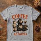 Coffee Is My Personality Spider Monkey T-Shirt