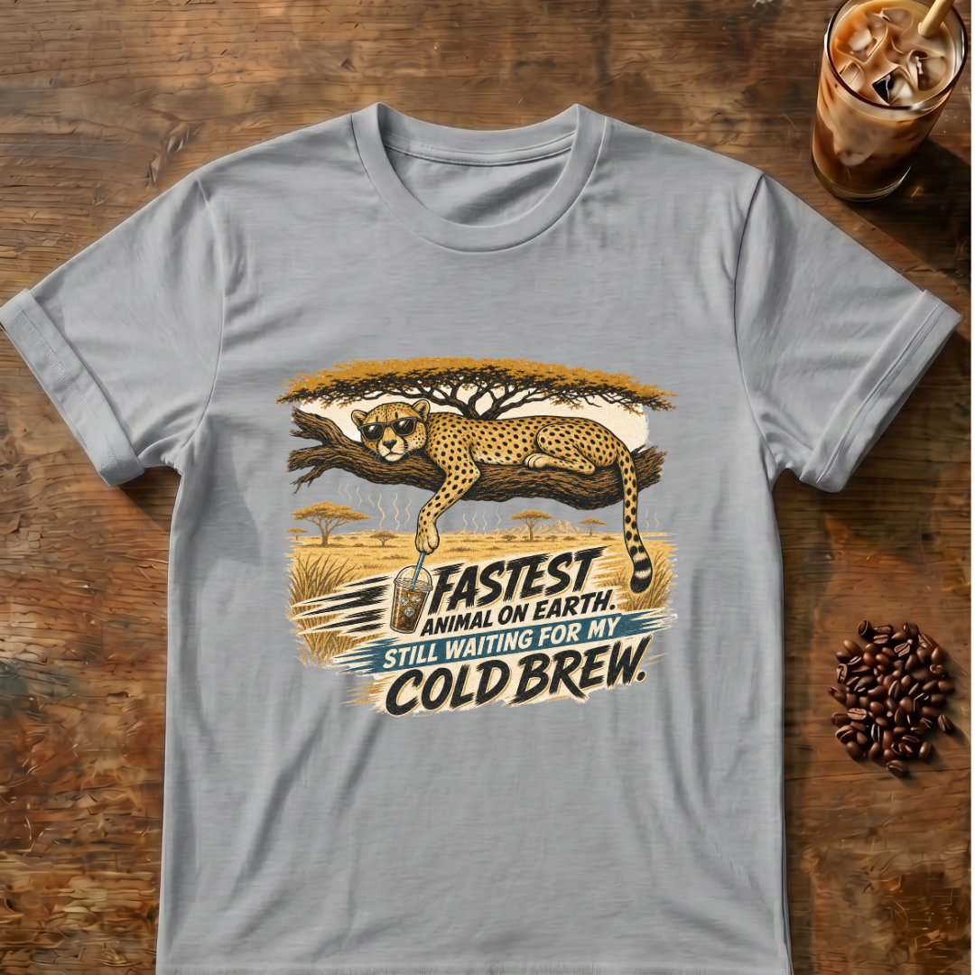 Cheetah Coffee T-shirt