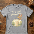 Sip Sip Butterfly Iced Coffee T-Shirt