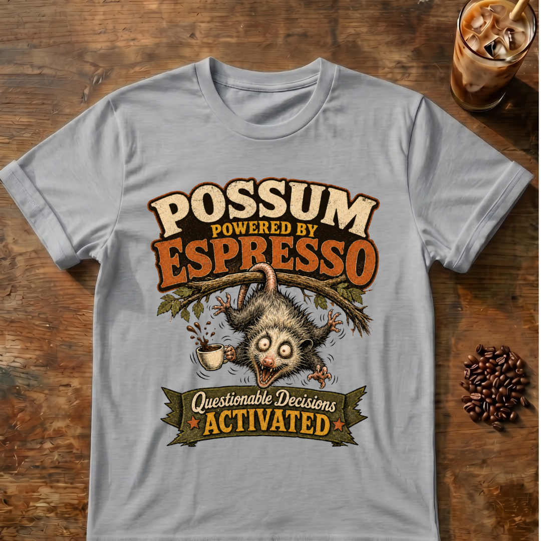 Possum Powered By Espresso T-Shirt