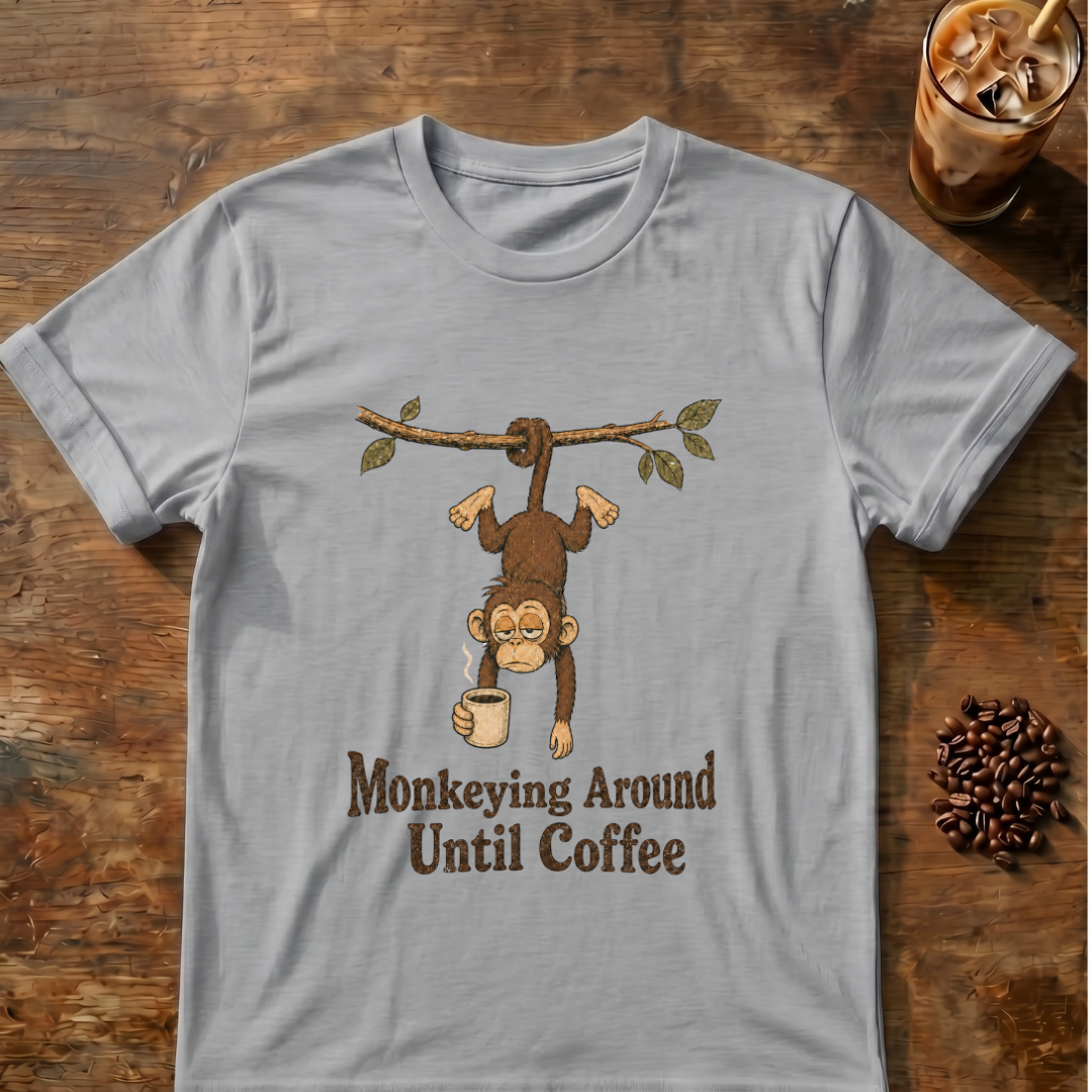 Monkeying Around Coffee T-Shirt
