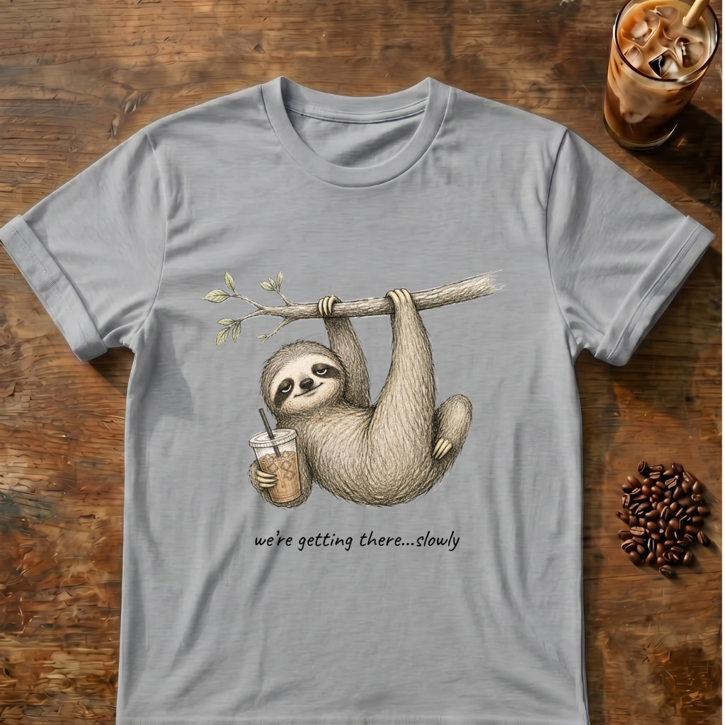 Sloth we're getting there T-shirt