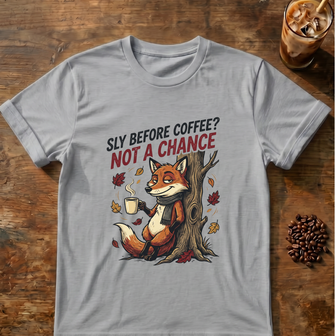 Fox Sly Before Coffee? T-Shirt