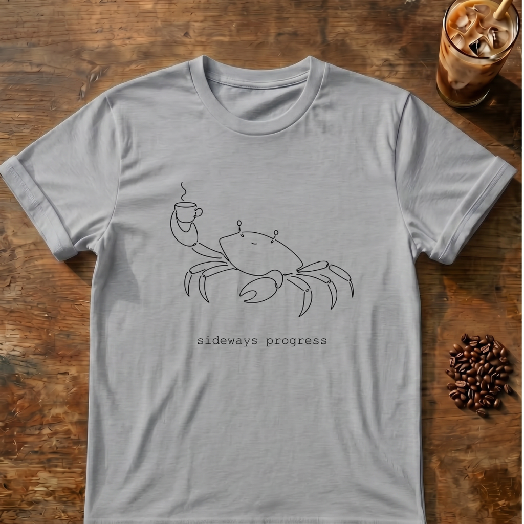 Crab Line Art T-Shirt